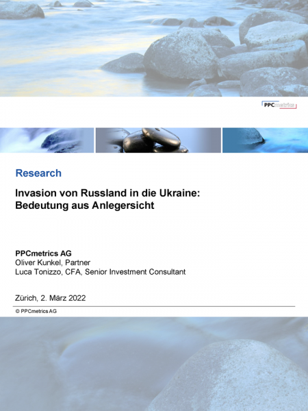 Ukraine Invasion Implikationen für Anleger (EUR)